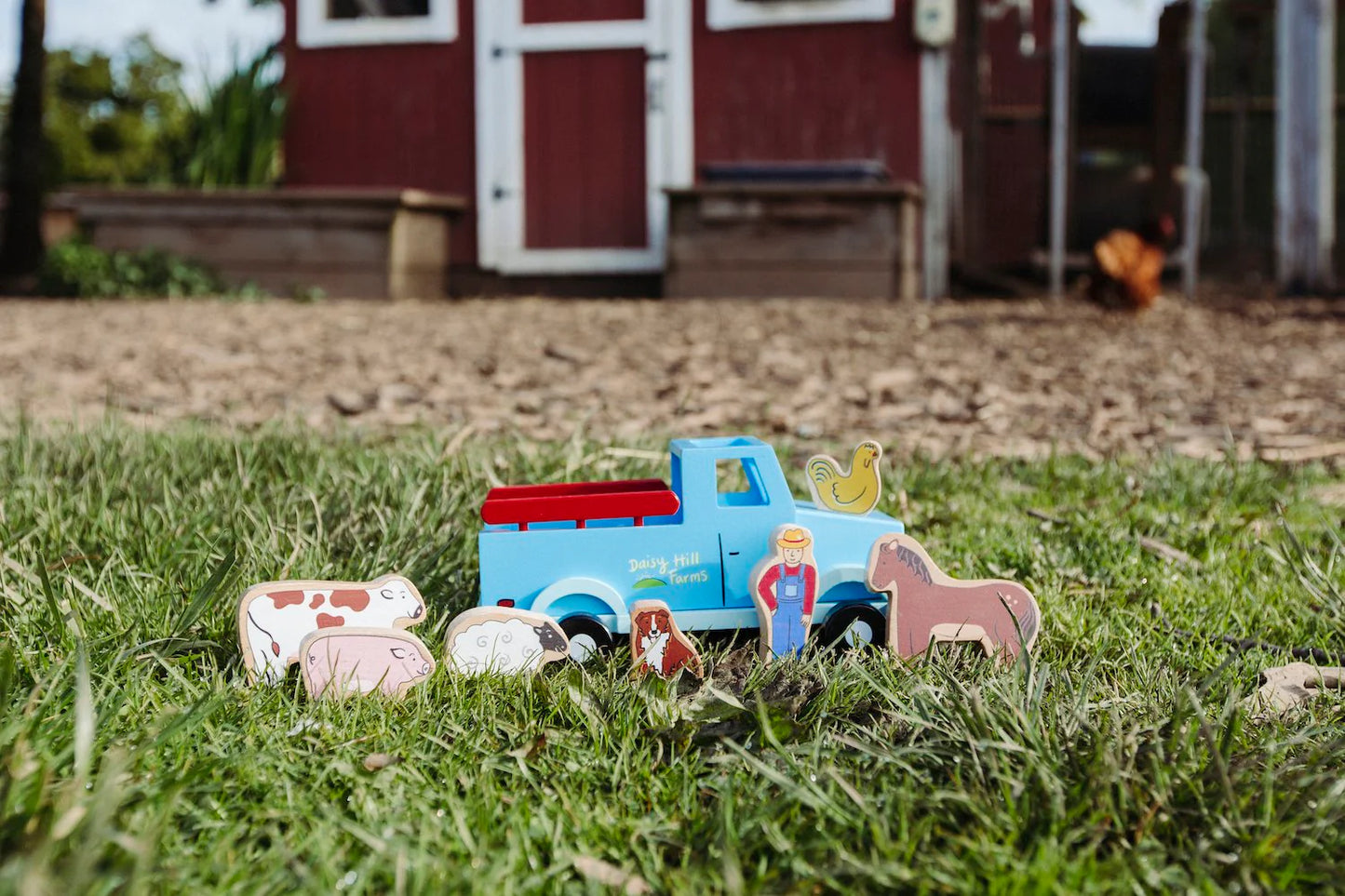 Magnetic Farm Truck; Down on the Farm (with play shapes)