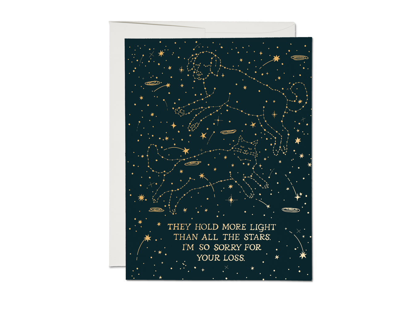 Pet Sympathy Card; Pet Constellation