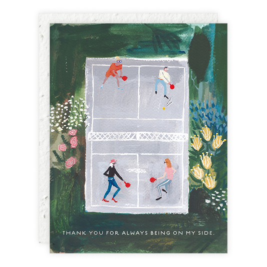 Seedlings Friendship Card; Team Mates (Plantable Envelope)