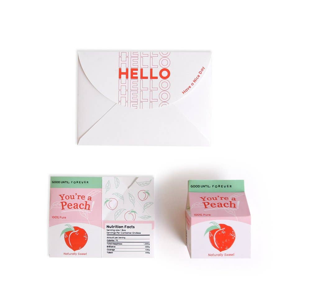 Greeting Card; Juice Box (Pop-Up Card)