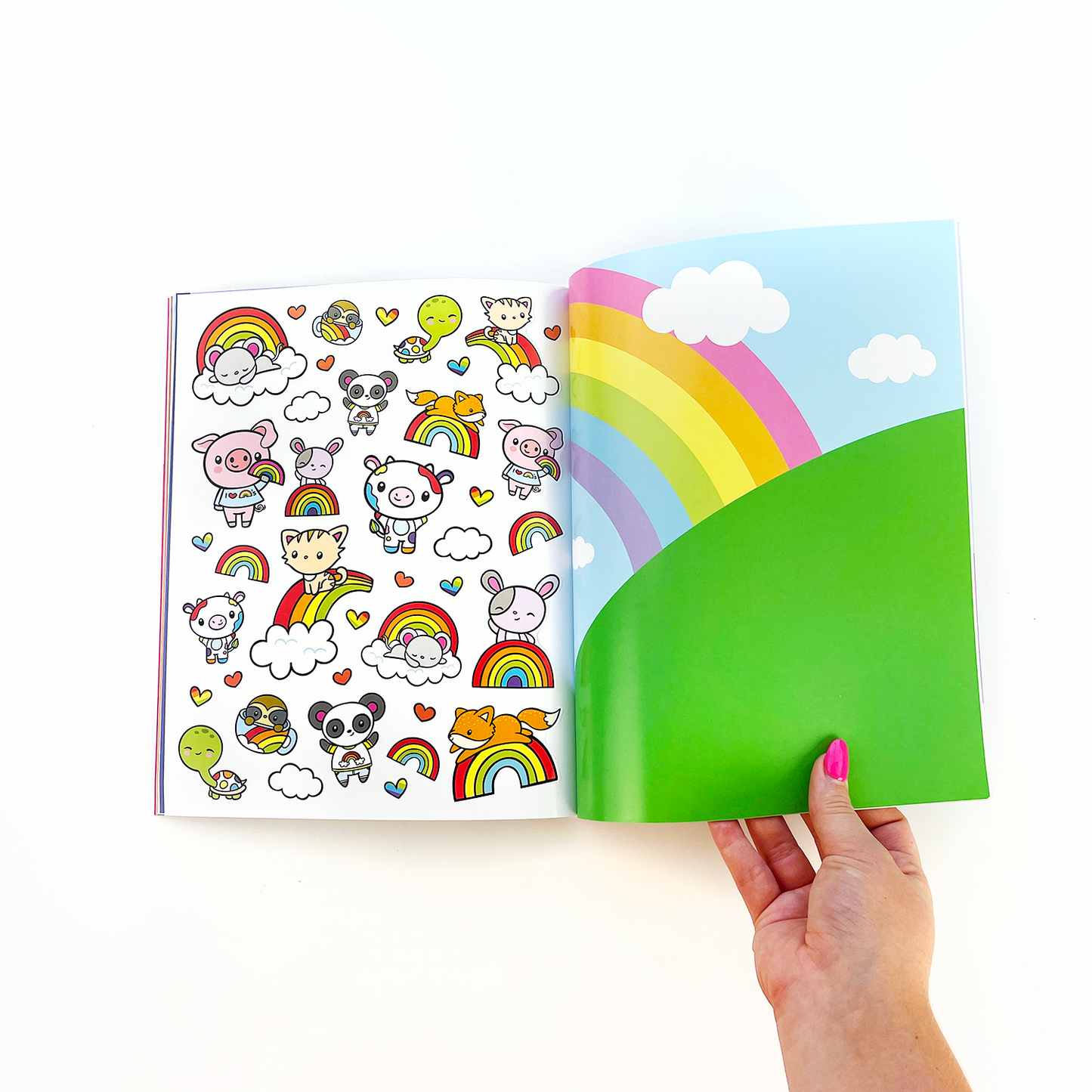 Pipsticks Sticker Book; Draw-Along Rainbow