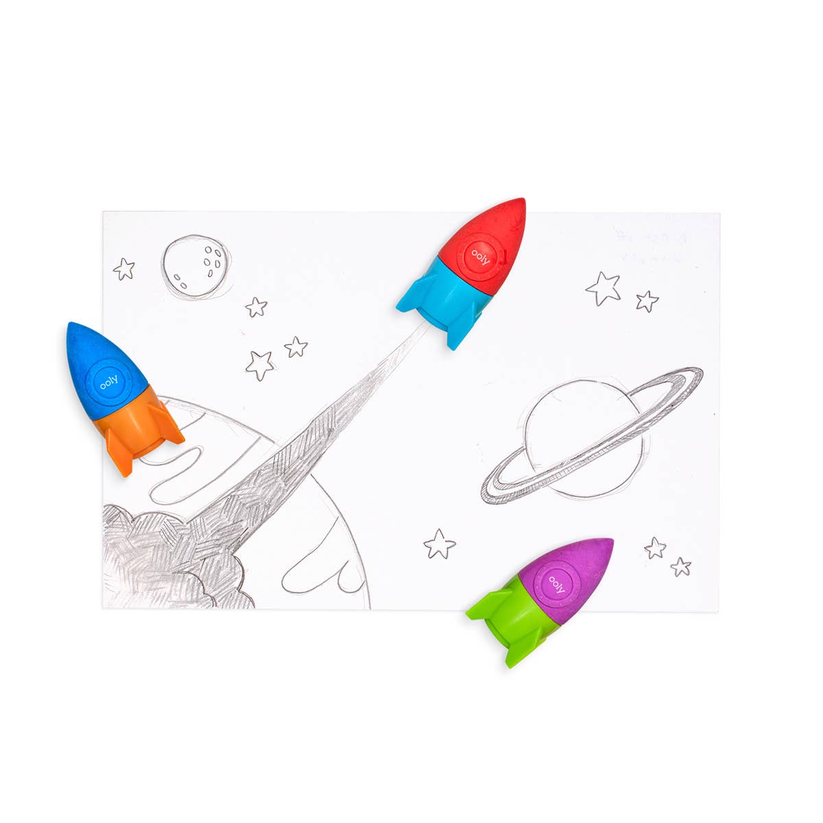 Ooly Blast Off Eraser & Pencil Sharpener (3 Colorways)