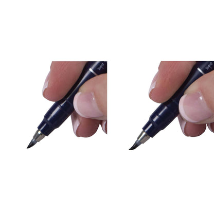 Tombow Fudenosuke Brush Pen; Hard Tip (Black)