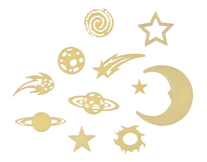 Cosmic Glow Stars Room Decor (Glow Stickers)