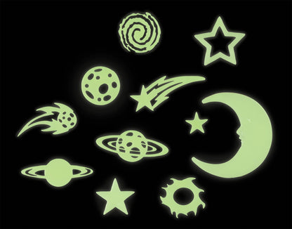 Cosmic Glow Stars Room Decor (Glow Stickers)