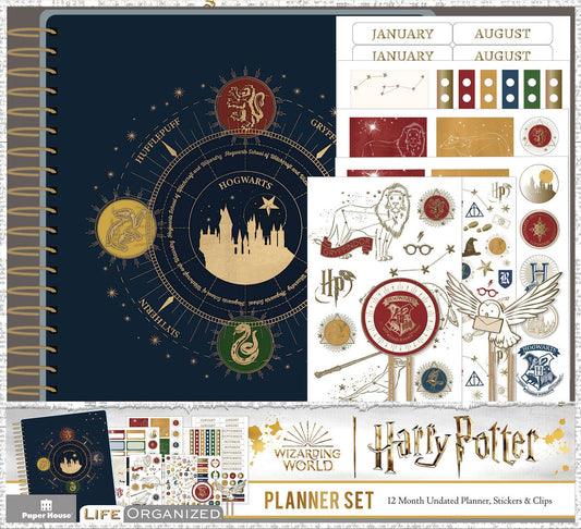 Planner Set; Harry Potter Weekly - Undated Navy Constellation