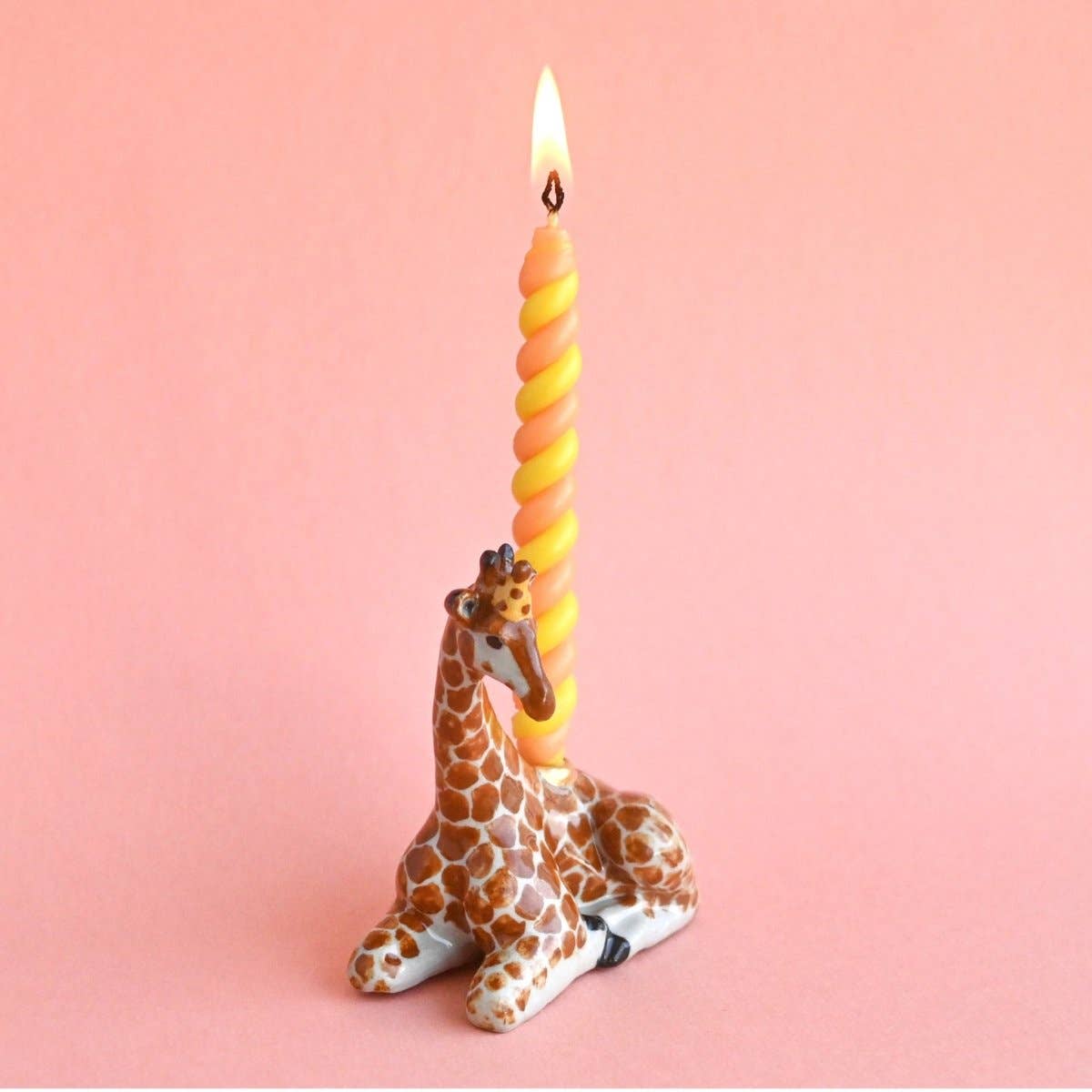 Camp Hollow Cake Topper; Giraffe (Hand-Painted Porcelain)