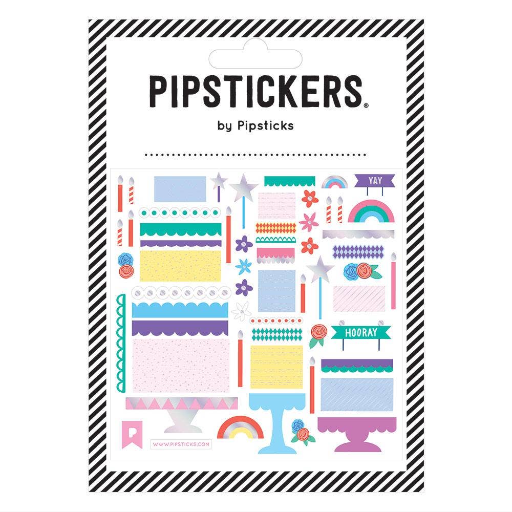 Pipsticks Sticker Sheet; Make A Cake