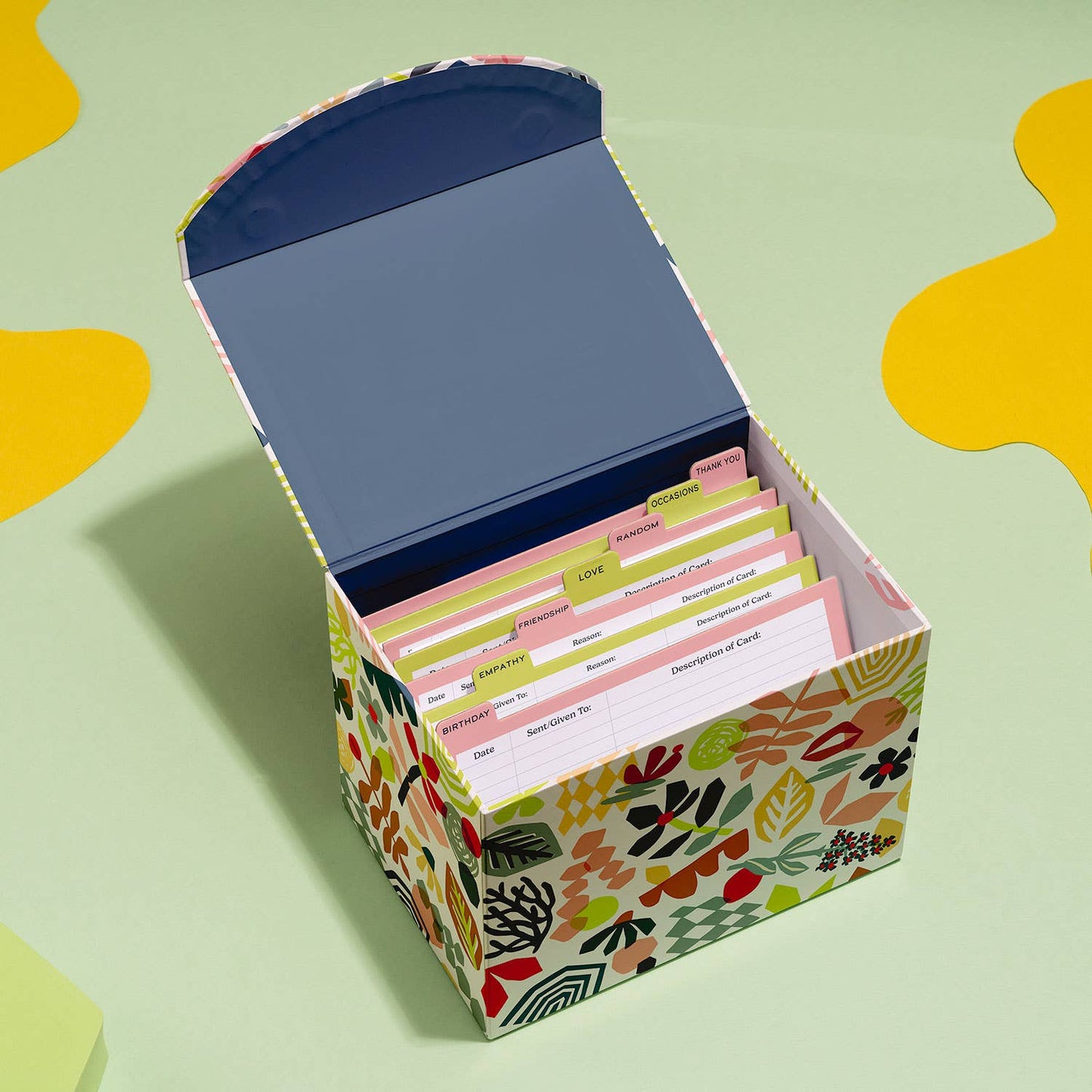 Greeting Card Organizer Box; Ready For Anything Card Keeper