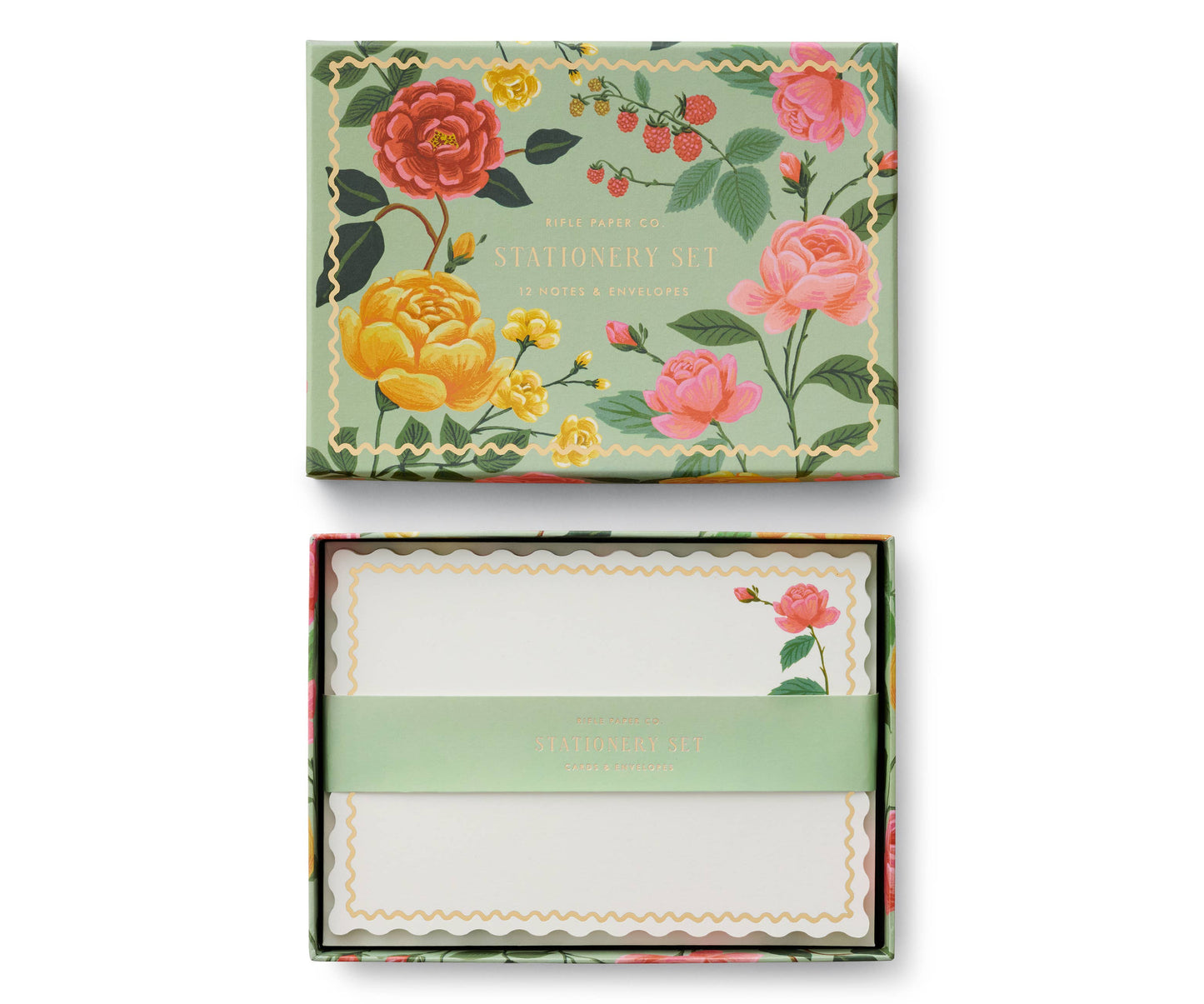 Rifle Paper Co. Stationery Set; Roses