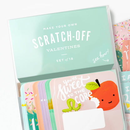 Scratch-Off Valentines - Snack Pack