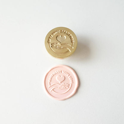 Wax Seal Stamp; Handmade With Love