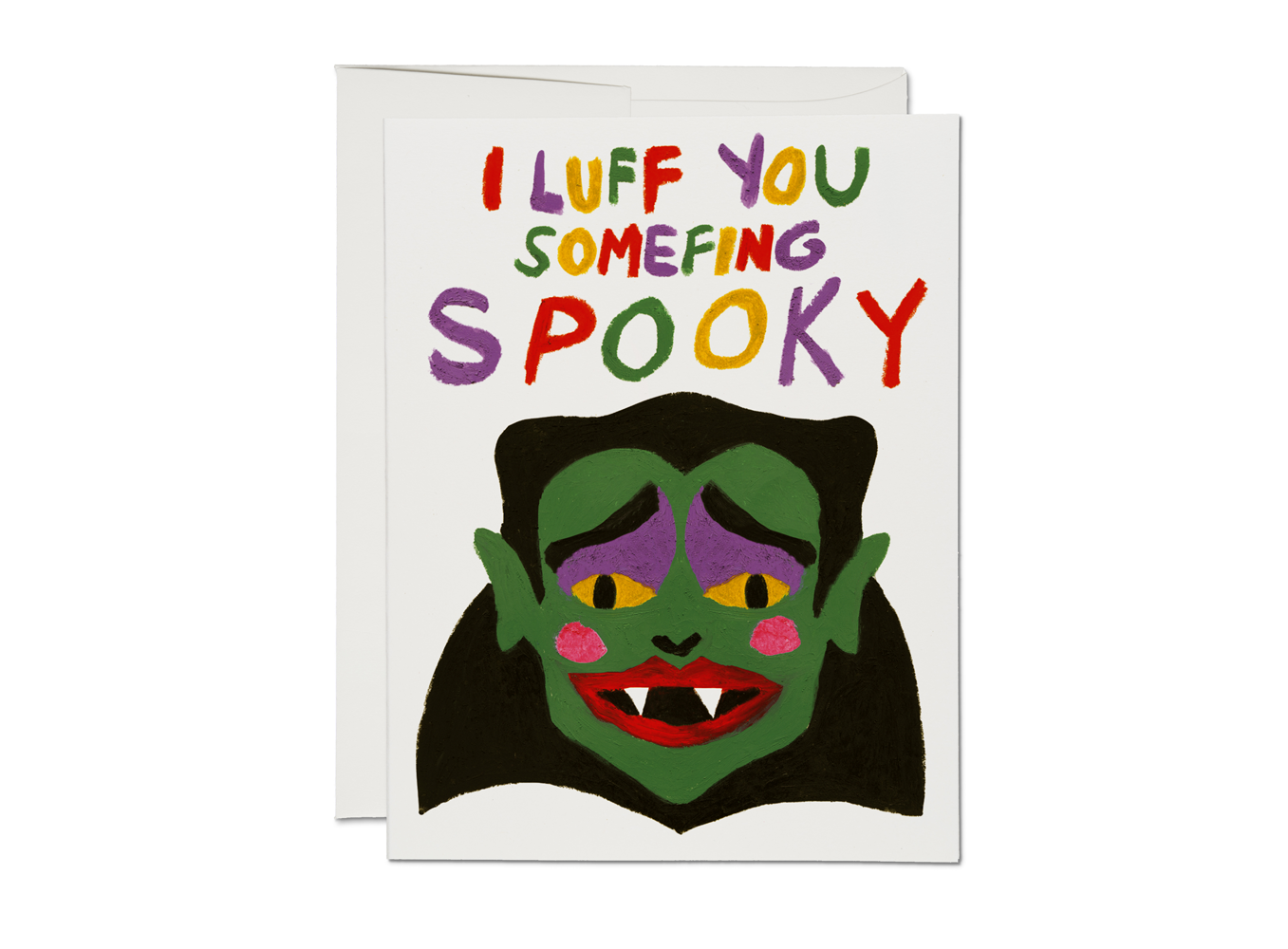 Halloween / Love Card; I Luff You