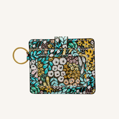 Wallet; Black Floral By Elyse Breanne Design