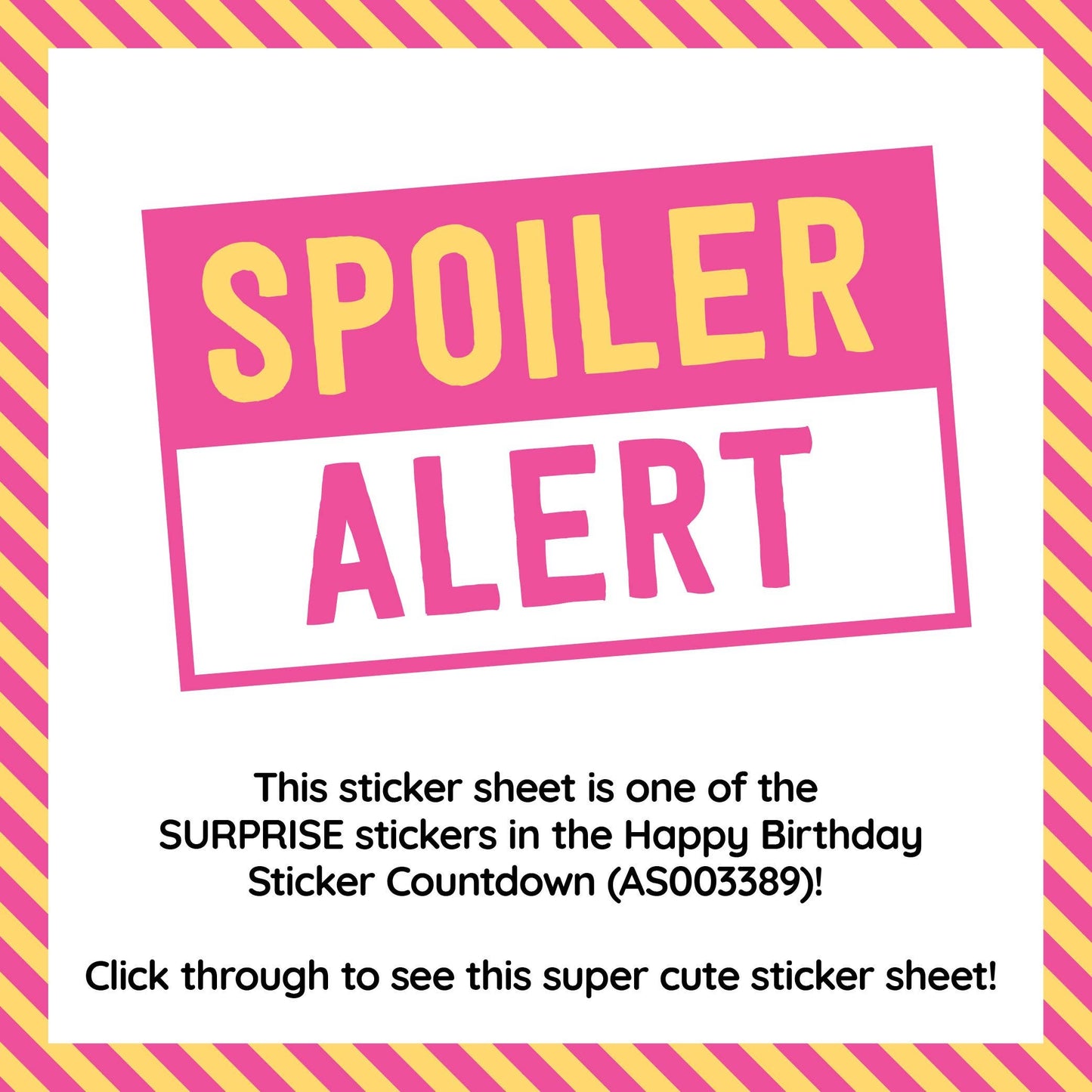 Pipsticks Sticker Sheet; Make A Cake