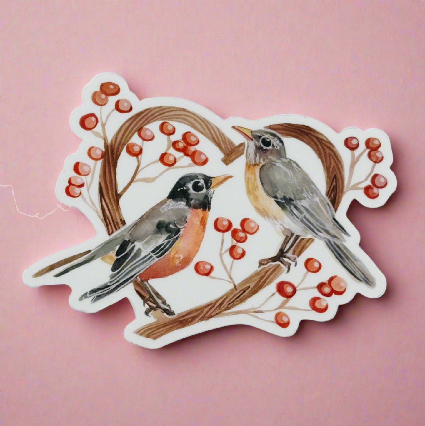 Vinyl Sticker; Love Birds - Made By Shellie