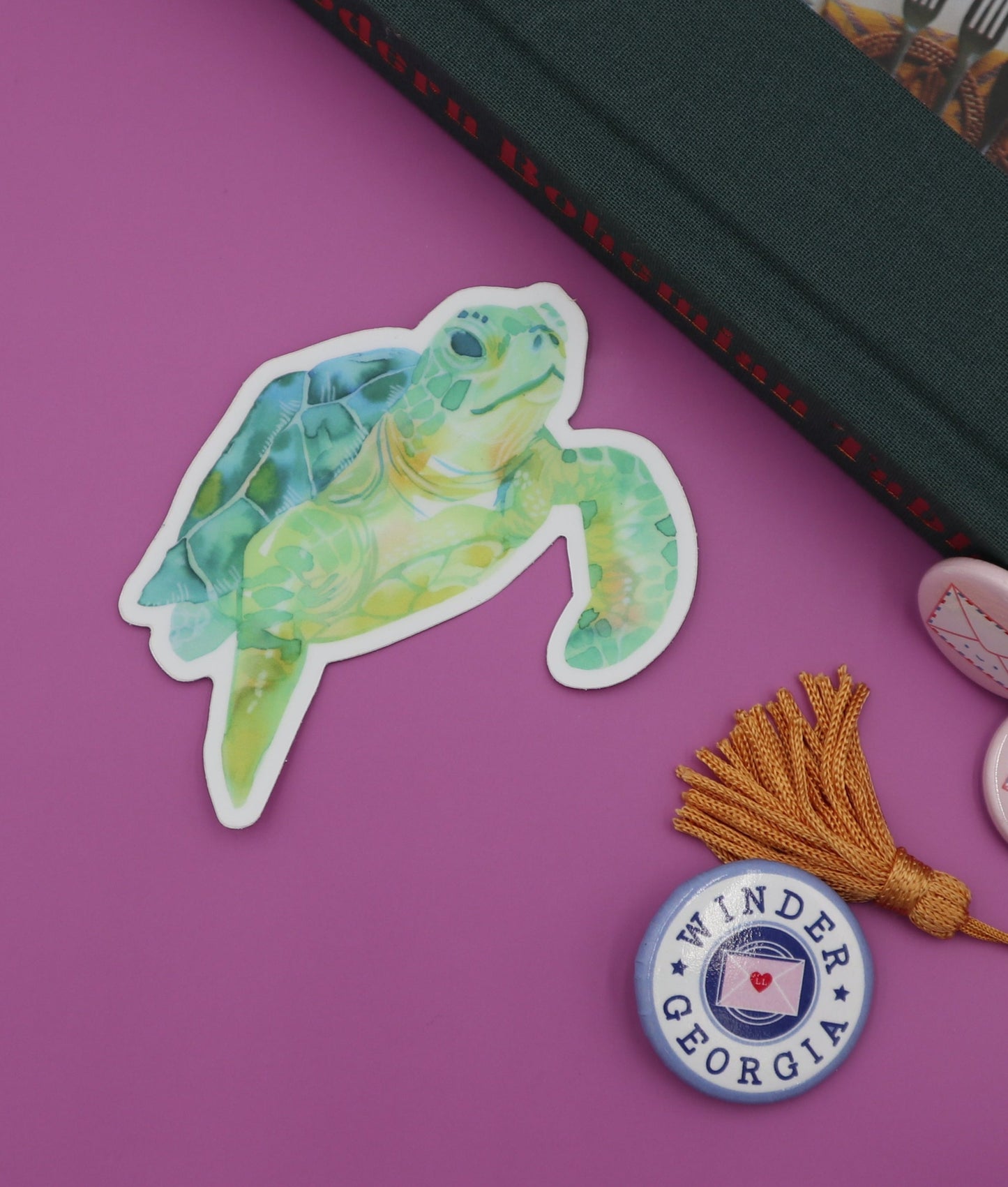 Vinyl Sticker; Sea Turtle - Made By Shellie