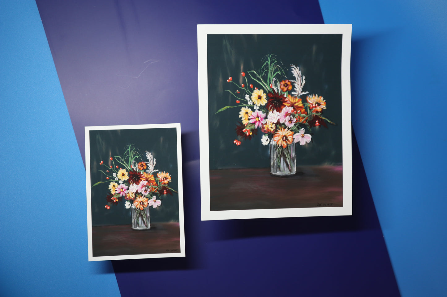 Art Print; Vase of Wild Flowers (8x10") By XO Whit