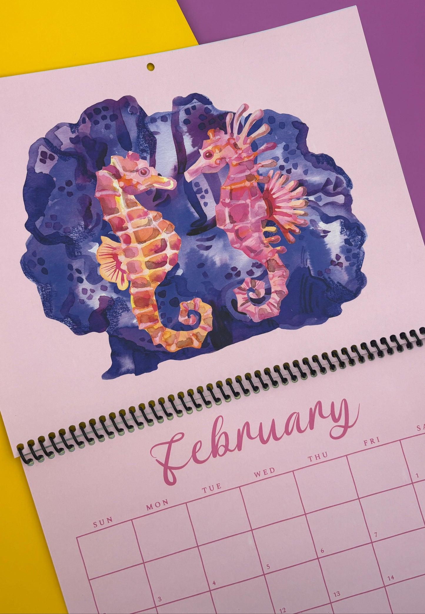 2025 Calendar; Sea Life - Made By Shellie