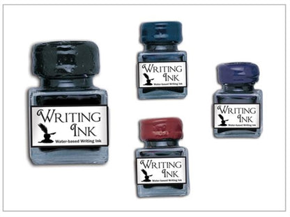 Italian Ink; Desktop Square Bottle (Black, Handground)