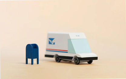 Candylab Futuristic Mail Van (Wooden Diecast Toy)