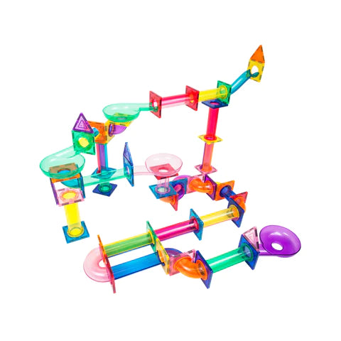 Magnetic Marble Run Set