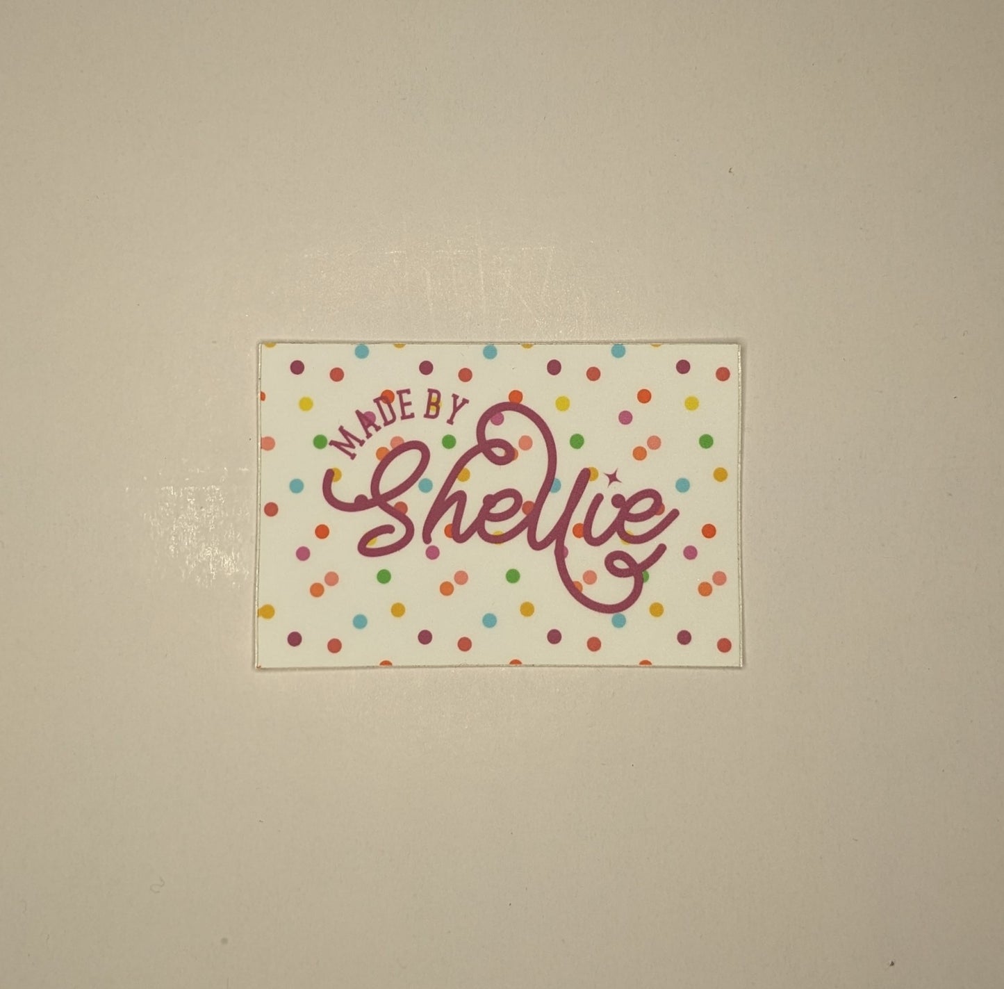 Vinyl Sticker; Made by Shellie Signature