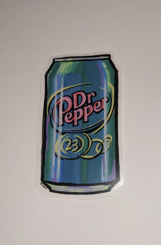 Vinyl Sticker; Dr. Pepper