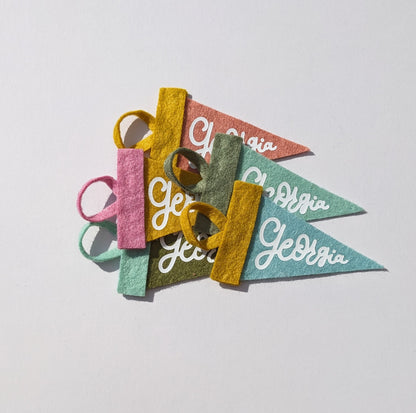 Georgia Mini Pennant - Pastel Colors