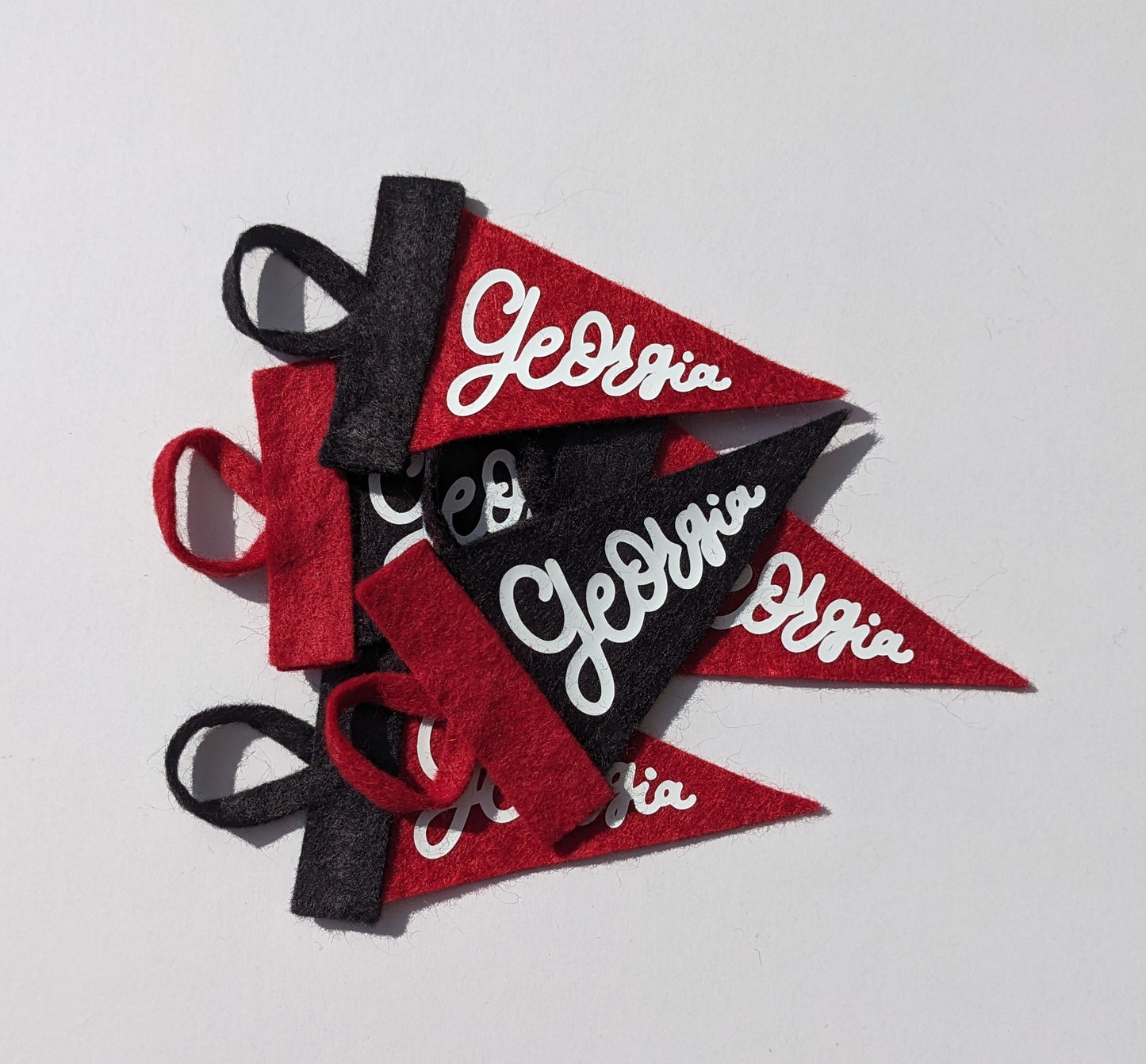 Georgia Mini Pennant (Red and Black)