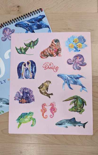 Sticker Sheet; Sea Life - Made By Shellie