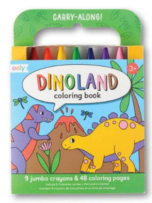 Ooly Carry Along Coloring Book; Dinoland