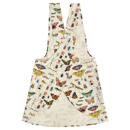 Pinafore Apron; Insects (100% Cotton)