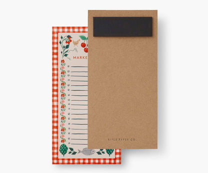 Rifle Paper Co. Notepad; Cherry Farm Market Pad (Attachable Magnet)