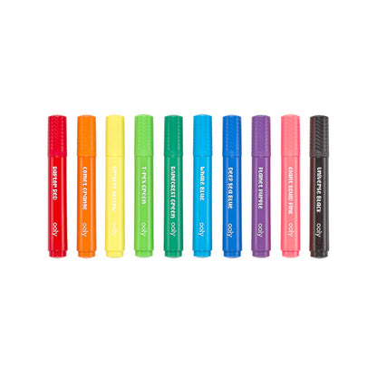 Ooly Big Bright Brush Markers (Set of 10)