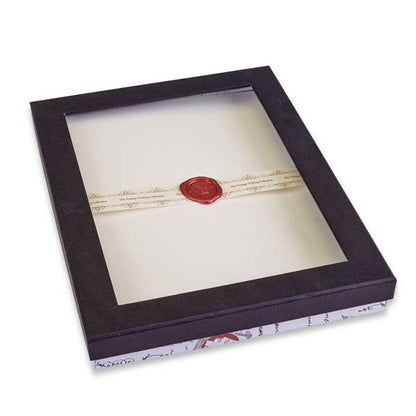 Stationery Set; Classic Linen (Brilliant White Paper with Matching Envelopes & Gift Box 20/10)