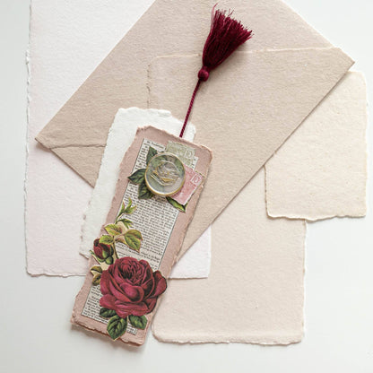 Wax Seal Stamp; Stack of Books