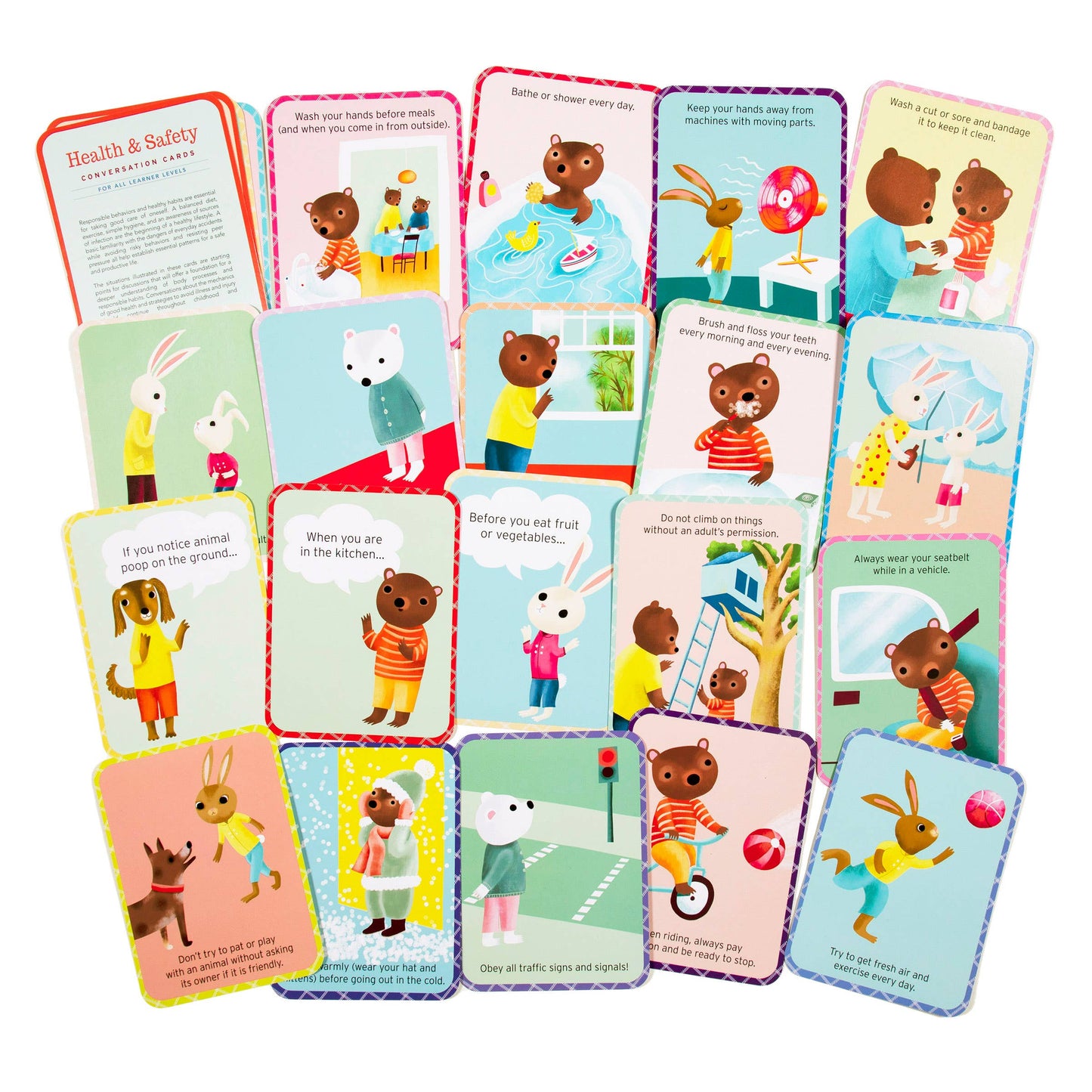 Eeboo Conversation Cards; Health & Safety