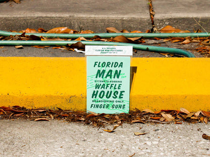 Postcard Set; Florida Man Letterpress Vol. 2 (Pack of 5)