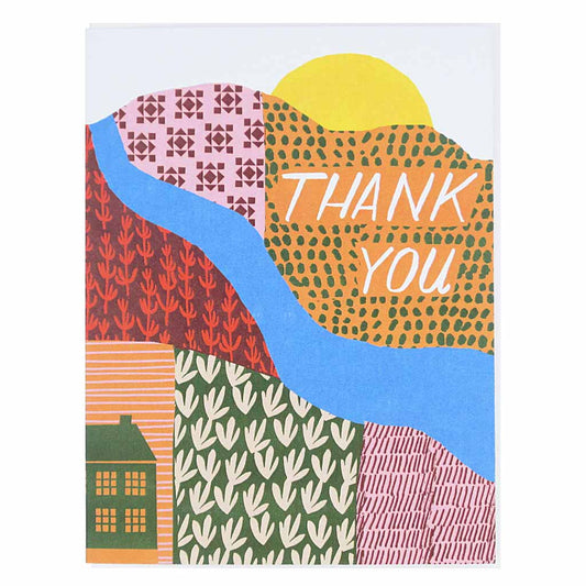 Thank You Card; Landscape