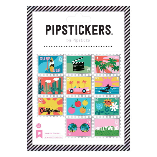 Pipsticks Sticker Sheet; Paradise Postage