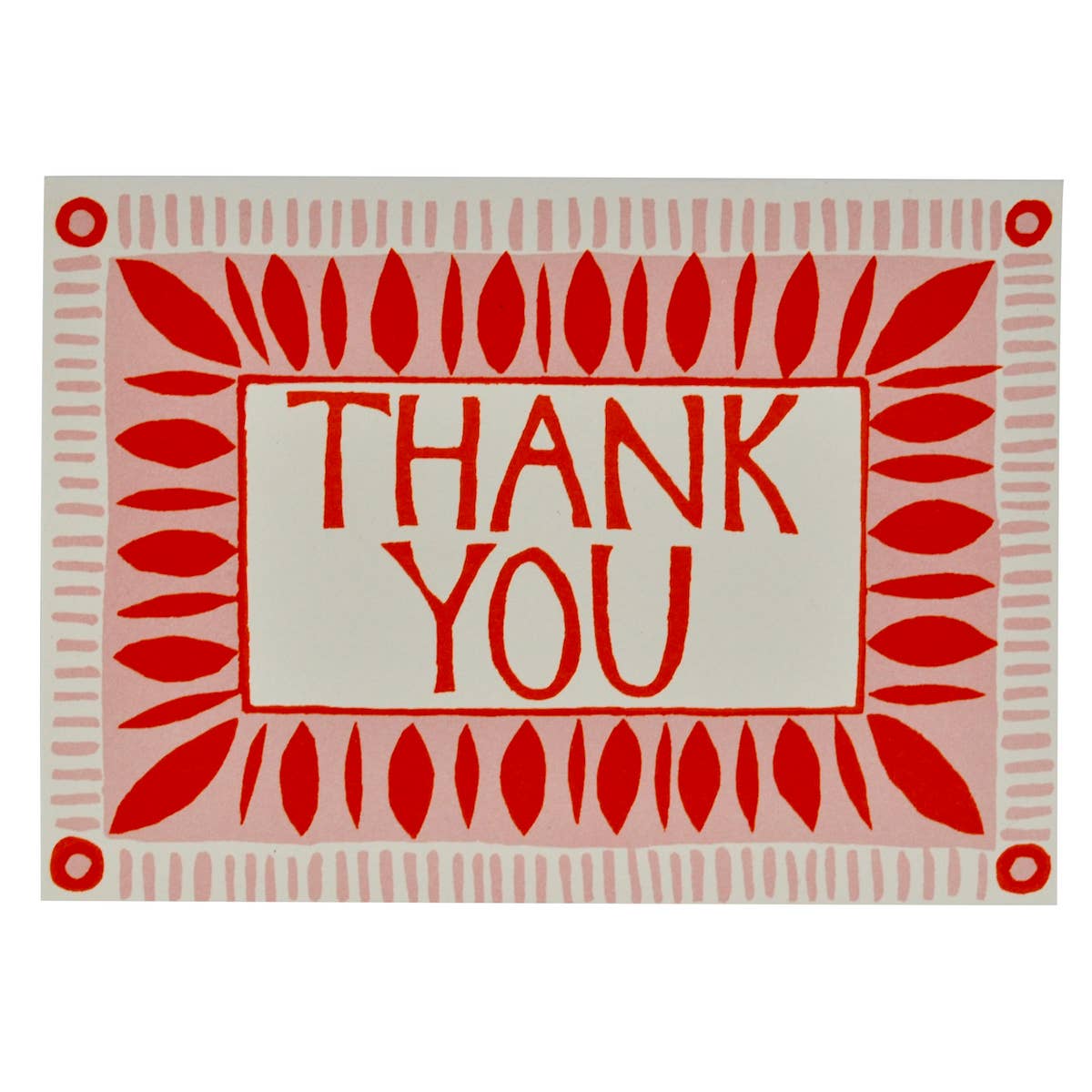 Thank You Card Pack; Neon Pink (Pack of 10)