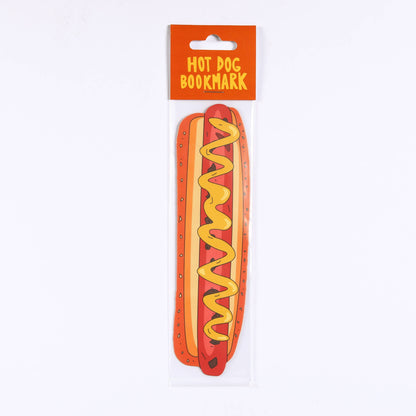 Die Cut Bookmark; Hot Dog By Humdrum Paper