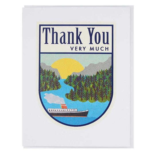 Thank You Card; Shield