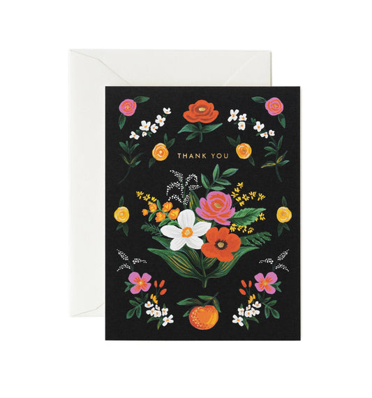 Rifle Paper Co. Thank You Card; Orangerie