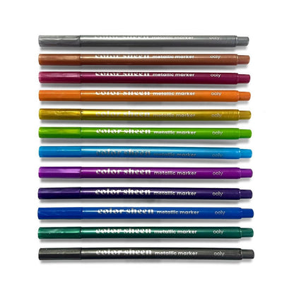 Ooly Metallic Markers; Color Sheen (Set of 12)