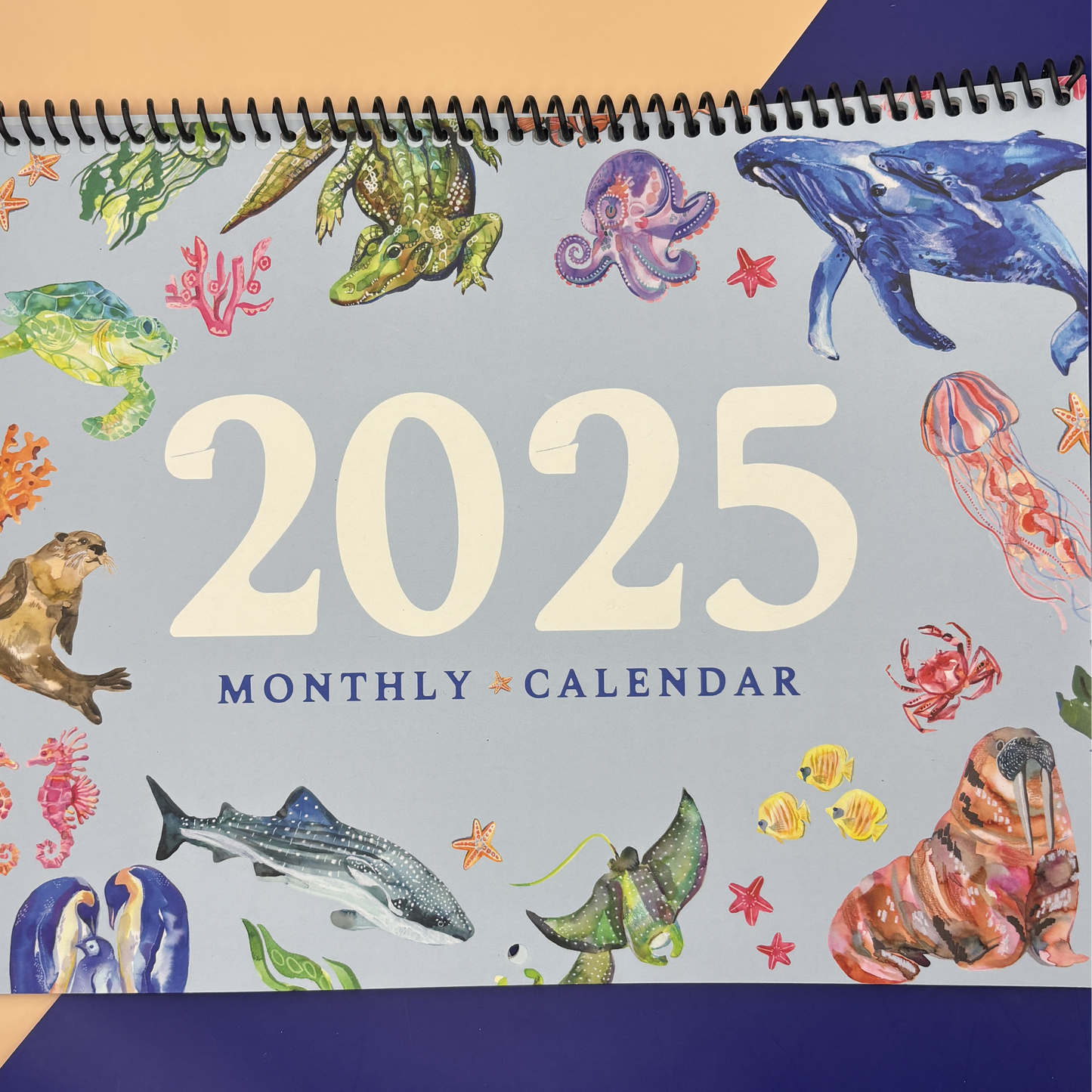 2025 Calendar; Sea Life - Made By Shellie