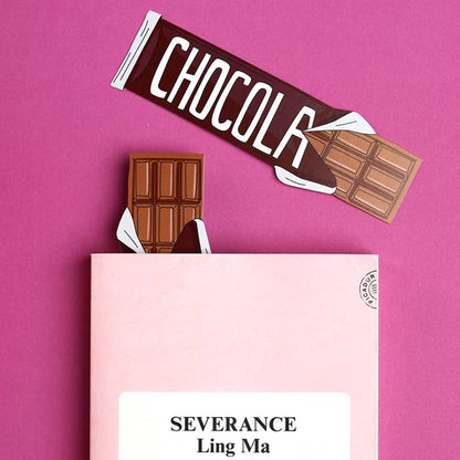 Die Cut Bookmark; Bar of Chocolate By Humdrum Paper