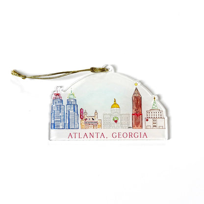 Ornament; Atlanta, Georgia (Acrylic)