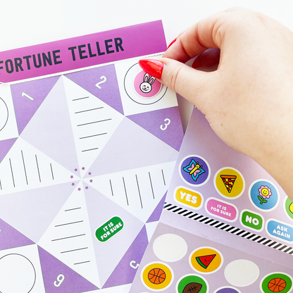 Pipsticks Notepad; Fortune Teller On-The-Go Pad